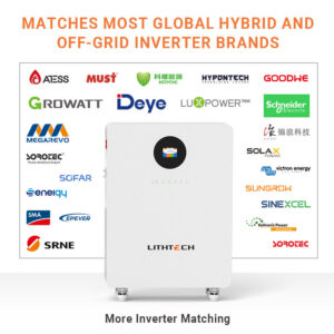 LITHTECH LifePo4 51.2v 200ah 10kw Μπαταρία Φωτοβολταικών Συστημάτων